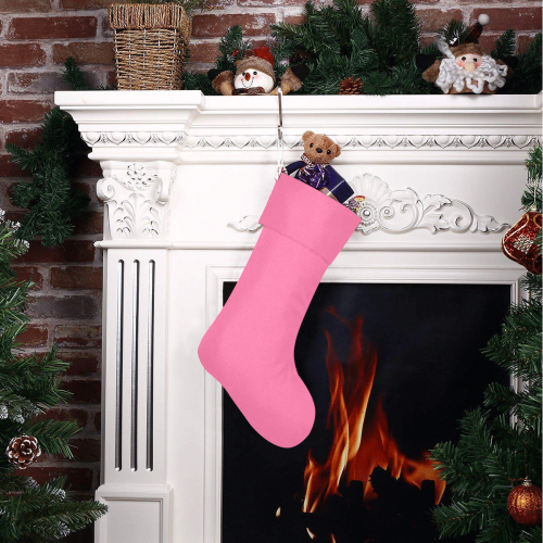 color French pink Christmas Stocking