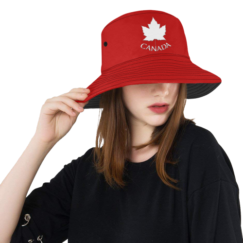 Canada Souvenir Bucket Hats All Over Print Bucket Hat