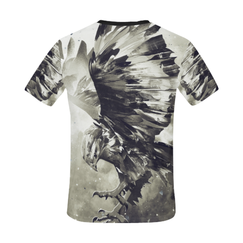 Eagle Bird Animal All Over Print T-Shirt for Men/Large Size (USA Size) Model T40)
