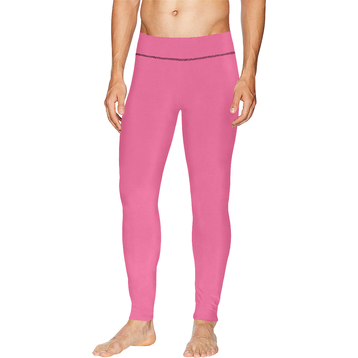 color French pink Men's All Over Print Leggings (Model L38)