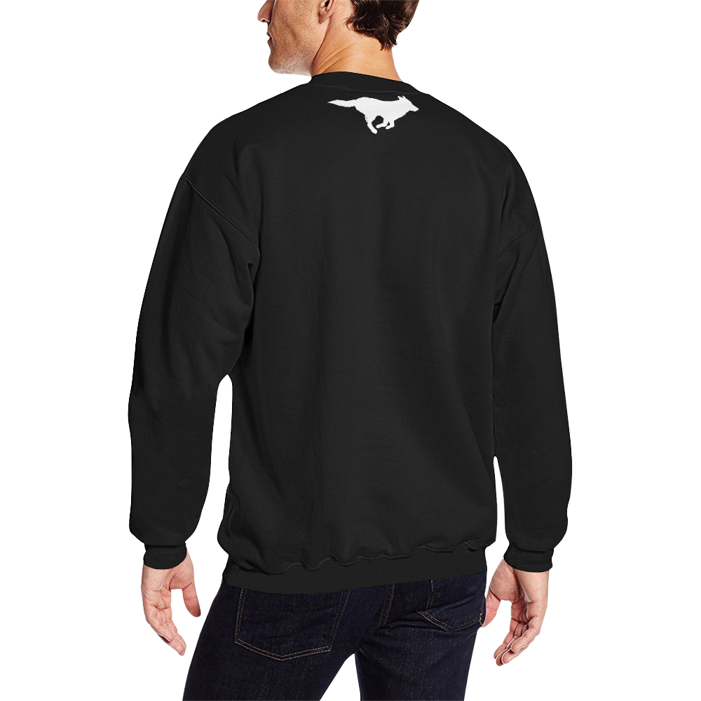 PACE CityLife Sweatshirt Men's Oversized Fleece Crew Sweatshirt (Model H18)