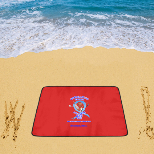 Prostate-Cancer Awareness Beach Mat 78"x 60"