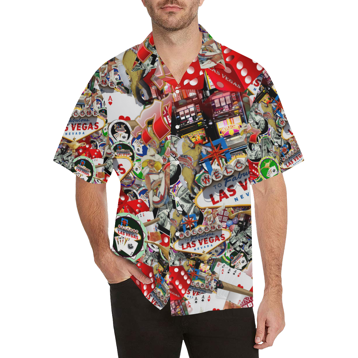 Las Vegas Icons - Gamblers Delight Hawaiian Shirt (Model T58)