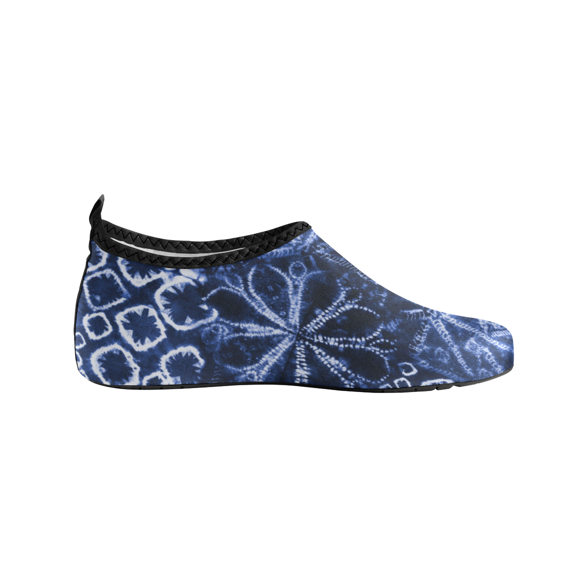 BlueShibori Abstract Women's Slip-On Water Shoes (Model 056)