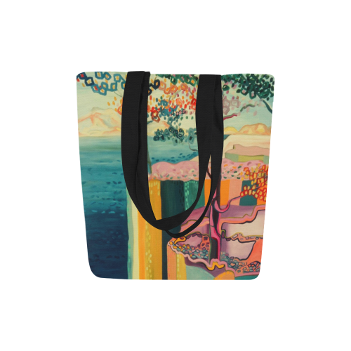 Canvas Tote Seaside Cliff Canvas Tote Bag (Model 1657)