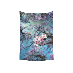 Cherry blossomL Cotton Linen Wall Tapestry 40"x 60"