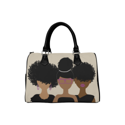 Curly Girl Trio (Royalty) Handbag Boston Handbag (Model 1621)
