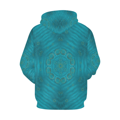 spiritual sun is raising  peace of mind sea All Over Print Hoodie for Women (USA Size) (Model H13)