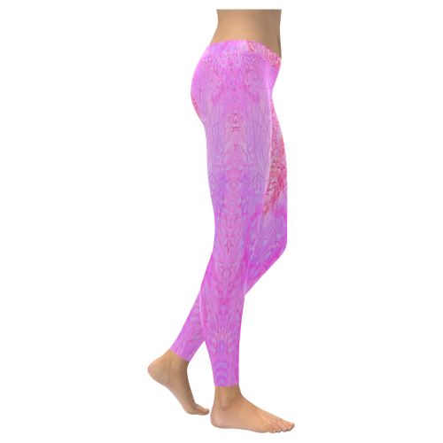 waterfall 4 Women's Low Rise Leggings (Invisible Stitch) (Model L05)
