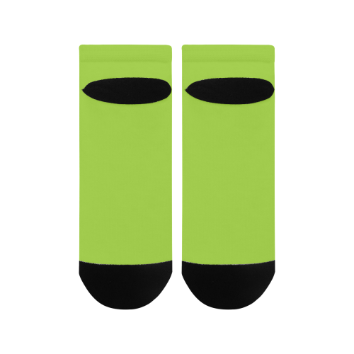 color yellow green Women's Ankle Socks