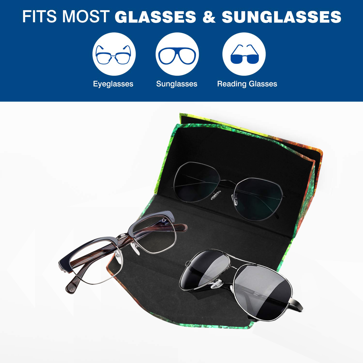 ENJOY5 Custom Foldable Glasses Case