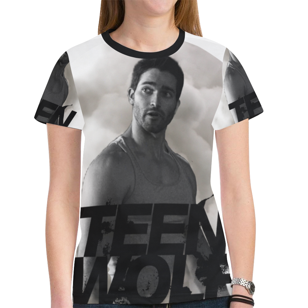 Teen Wolf Derek New All Over Print T-shirt for Women (Model T45)