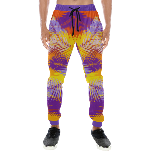 Tropical summer pop art Men's All Over Print Sweatpants (Model L11)