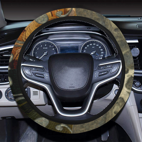Awesome creepy skulls Steering Wheel Cover with Elastic Edge