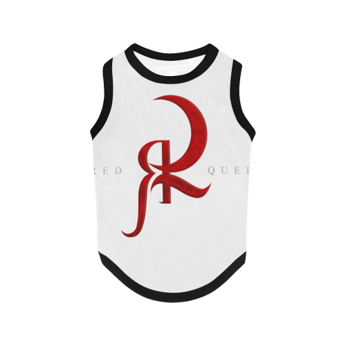 RED QUEEN LOGO WHITE All Over Print Pet Tank Top