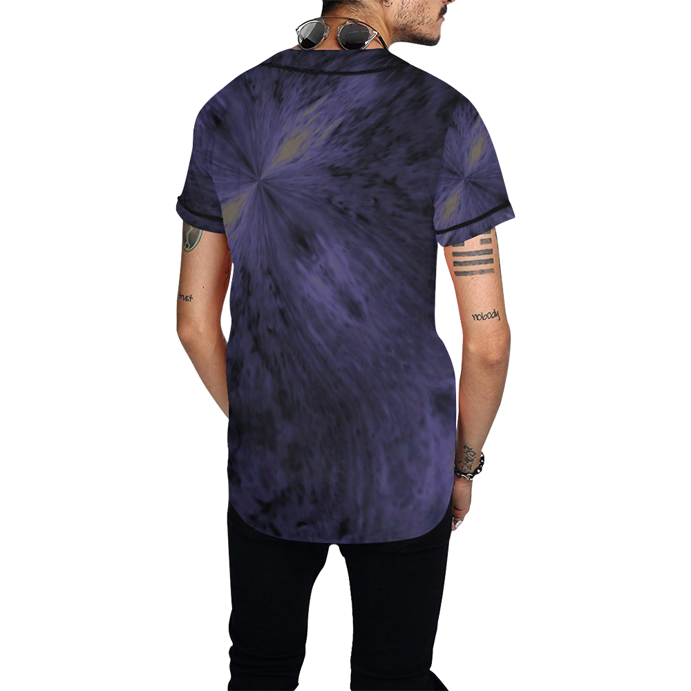 CAWCAW All Over Print Baseball Jersey for Men (Model T50)