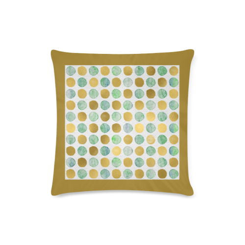 SPOTTING GOLD Custom Zippered Pillow Case 16"x16"(Twin Sides)
