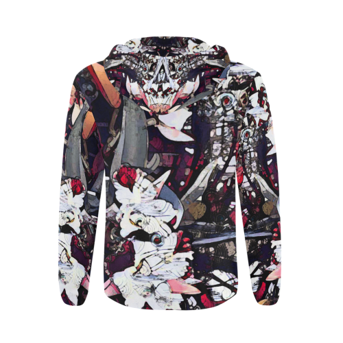 lost in the beauty of you 9b2b All Over Print Full Zip Hoodie for Men (Model H14)