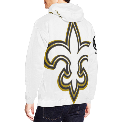 Who Dat Hoodie All Over Print Hoodie for Men (USA Size) (Model H13)