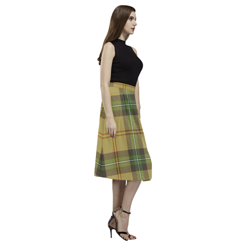 Saskatchewan tartan Aoede Crepe Skirt (Model D16)