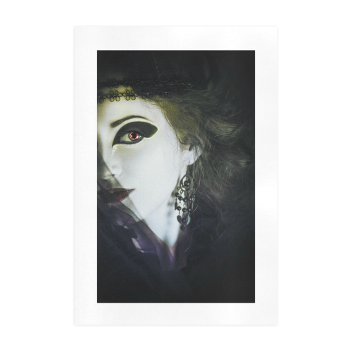 Persephone Dark Witch Goddess Of the Underworld Art Print 19‘’x28‘’