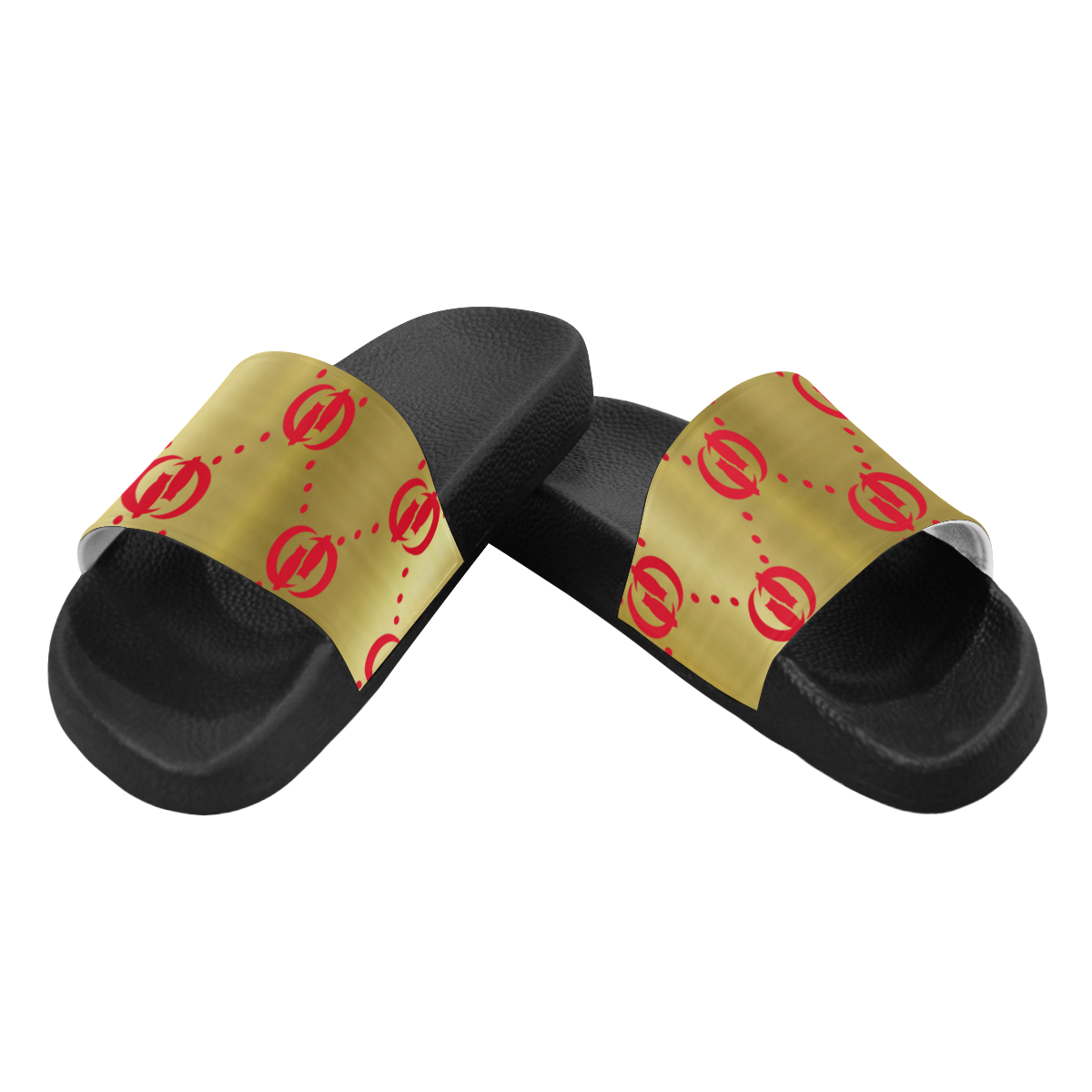 OG LCC RED Women's Slide Sandals (Model 057)