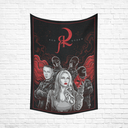 Red Queen Band Cotton Linen Wall Tapestry 60"x 90"