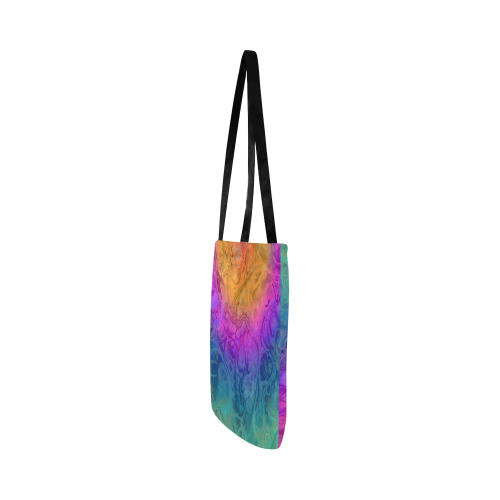 Fractal Batik ART - Hippie Rainbow Colors 1 Reusable Shopping Bag Model 1660 (Two sides)