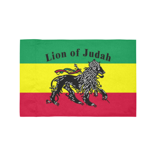 RASTA LION OF JUDAH Motorcycle Flag (Twin Sides)
