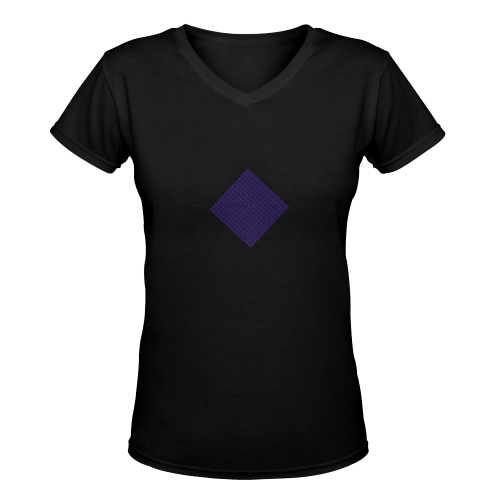 copy Women's Deep V-neck T-shirt (Model T19)