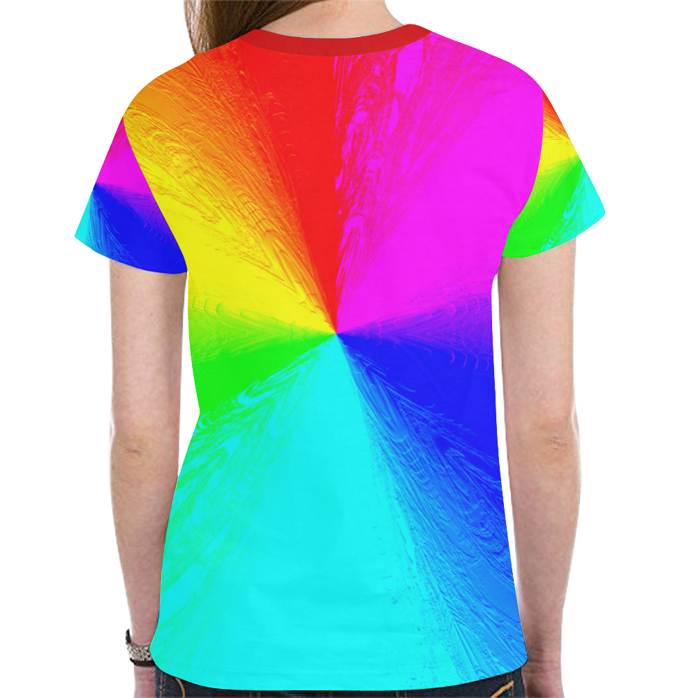 Arizona Twin 3d New All Over Print T-shirt for Women (Model T45)