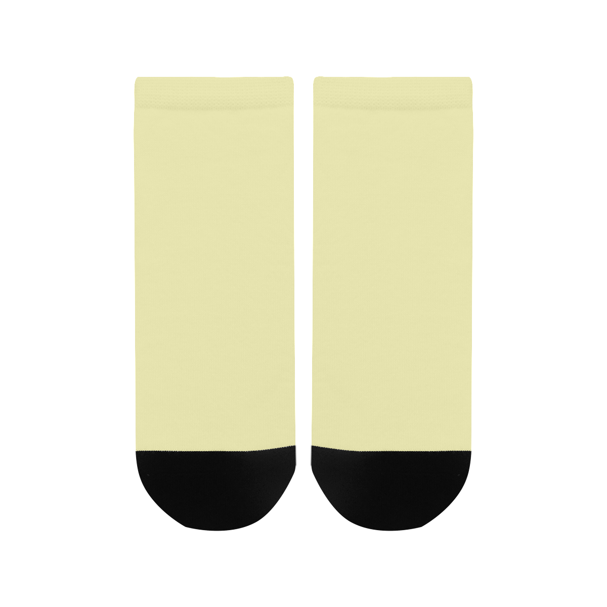 color pale goldenrod Women's Ankle Socks