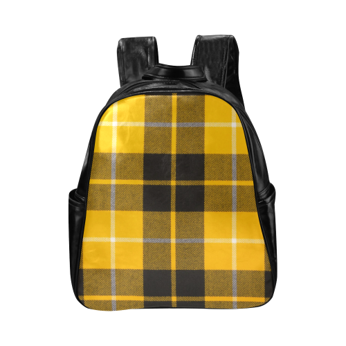 BARCLAY DRESS LIGHT MODERN TARTAN Multi-Pockets Backpack (Model 1636)