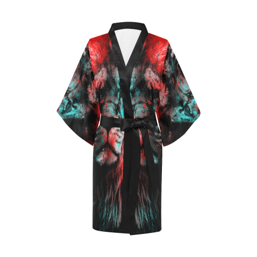 lion jbjart #lion Kimono Robe