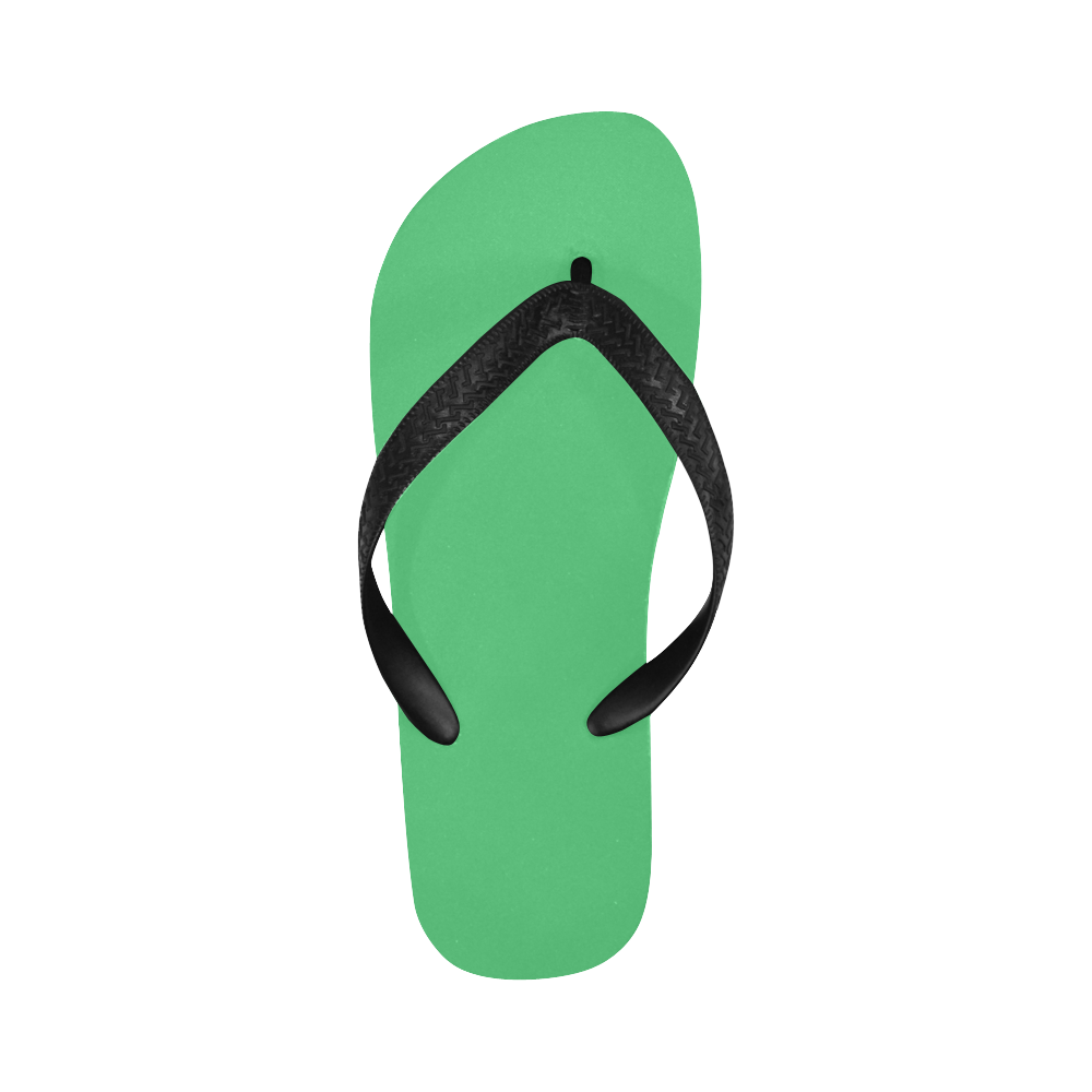 color Paris green Flip Flops for Men/Women (Model 040)