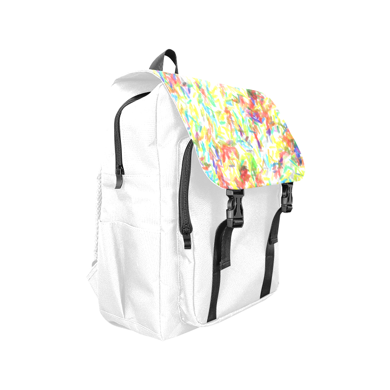 Colorful brush strokes Casual Shoulders Backpack (Model 1623)