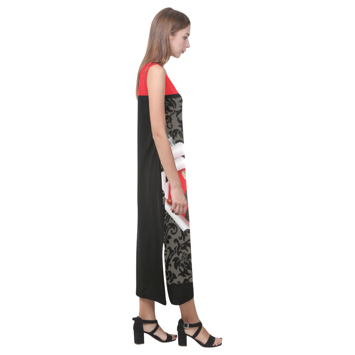 Transition Phaedra Sleeveless Open Fork Long Dress (Model D08)