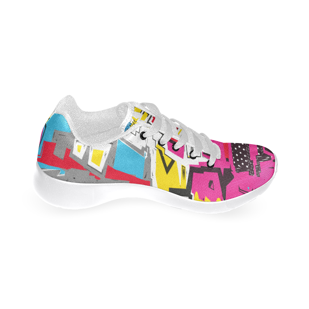 Distorted shapes Women’s Running Shoes (Model 020)