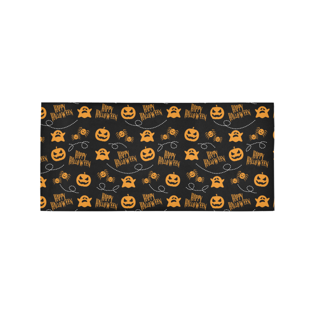 Fun Spooky Halloween Pattern Area Rug 7'x3'3''