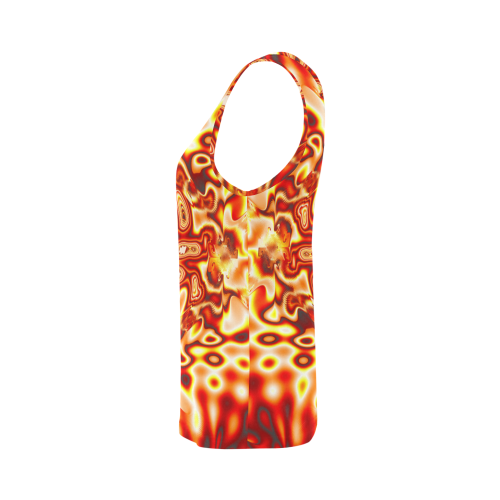 Infected All Over Print Tank Top for Women (Model T43)