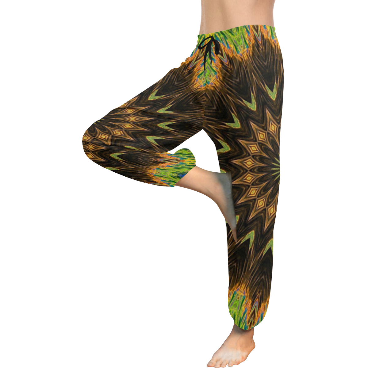 AFFHARE Women's All Over Print Harem Pants (Model L18)