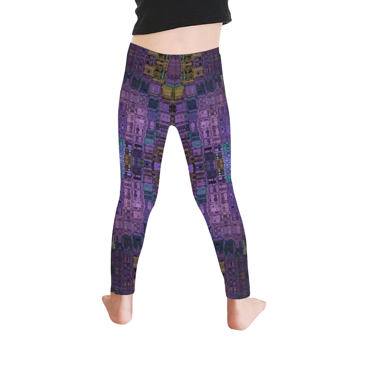 Expand Your Mind Kid's Ankle Length Leggings (Model L06)