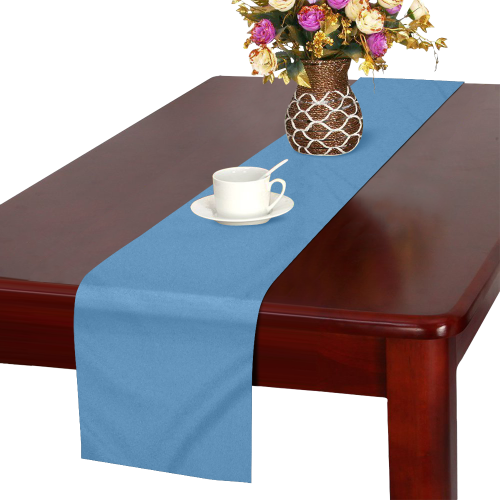 color steel blue Table Runner 16x72 inch