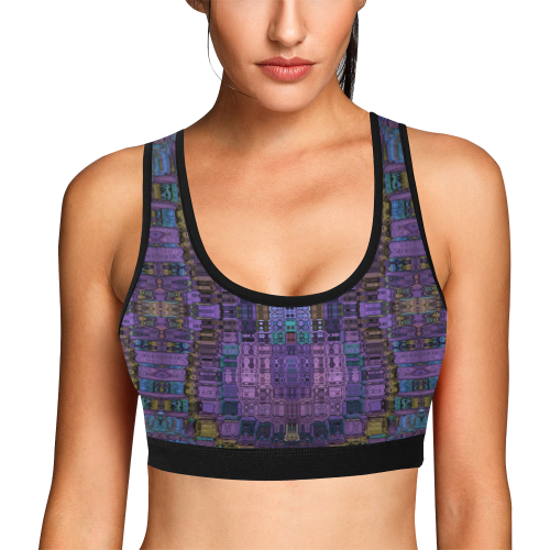 Expand Your Mind Women's All Over Print Sports Bra (Model T52)