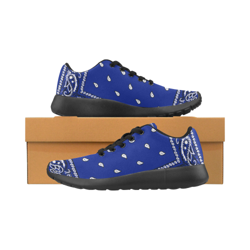 KERCHIEF PATTERN BLUE Kid's Running Shoes (Model 020)