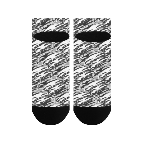Alien Troops - Black & White Women's Ankle Socks