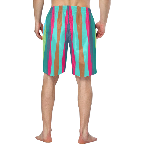 random colors 2 Men's Swim Trunk (Model L21)