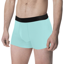 color pale turquoise Men's All Over Print Boxer Briefs (Model L34)