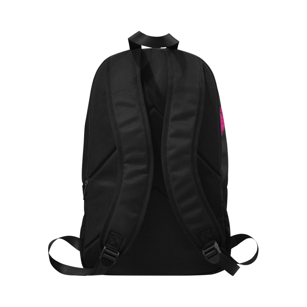 Woke Pink Rave Monster Festival Fabric Backpack for Adult (Model 1659)