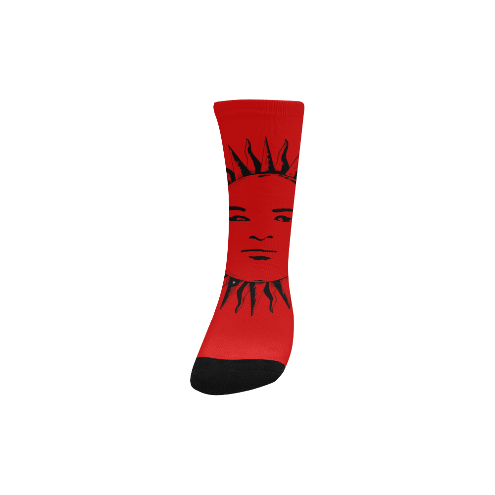 GOD Kids Socks Red & Black Kids' Custom Socks